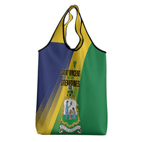 Saint Vincent and the Grenadines Grocery Bag Coat of Arms Flag Stylized