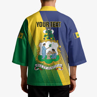 Personalised Saint Vincent and the Grenadines Kimono Coat of Arms Flag Stylized
