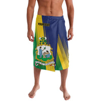 Personalised Saint Vincent and the Grenadines Lavalava Coat of Arms Flag Stylized