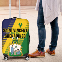 Saint Vincent and the Grenadines Luggage Cover Coat of Arms Flag Stylized