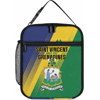 Saint Vincent and the Grenadines Lunch Bag Coat of Arms Flag Stylized