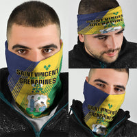 Saint Vincent and the Grenadines Neck Gaiter Coat of Arms Flag Stylized