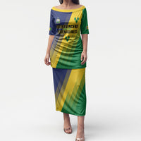 Personalised Saint Vincent and the Grenadines Puletasi Coat of Arms Flag Stylized