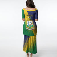 Personalised Saint Vincent and the Grenadines Puletasi Coat of Arms Flag Stylized