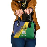 Saint Vincent and the Grenadines Shoulder Handbag Coat of Arms Flag Stylized