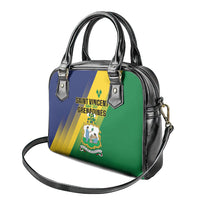 Saint Vincent and the Grenadines Shoulder Handbag Coat of Arms Flag Stylized