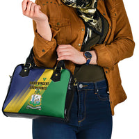 Saint Vincent and the Grenadines Shoulder Handbag Coat of Arms Flag Stylized