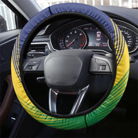 Saint Vincent and the Grenadines Steering Wheel Cover Coat of Arms Flag Stylized