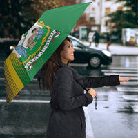 Saint Vincent and the Grenadines Umbrella Coat of Arms Flag Stylized