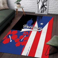 Boricua Area Rug Puerto Rico El Morro Flag Style - Wonder Print Shop