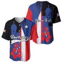 Personalized Boricua Baseball Jersey Puerto Rico El Morro Flag Style - Wonder Print Shop