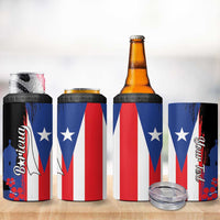 Personalized Boricua 4 in 1 Can Cooler Tumbler Puerto Rico El Morro Flag Style - Wonder Print Shop