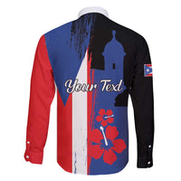 Personalized Boricua Family Matching Long Sleeve Bodycon Dress and Hawaiian Shirt Puerto Rico El Morro Flag Style - Wonder Print Shop