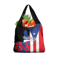 Boricua Grocery Bag Puerto Rico El Morro Flag Style