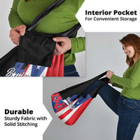 Boricua Grocery Bag Puerto Rico El Morro Flag Style