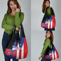 Boricua Grocery Bag Puerto Rico El Morro Flag Style