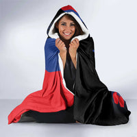 Boricua Hooded Blanket Puerto Rico El Morro Flag Style