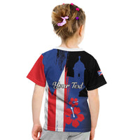 Personalized Boricua Kid T Shirt Puerto Rico El Morro Flag Style - Wonder Print Shop