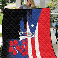 Boricua Quilt Puerto Rico El Morro Flag Style - Wonder Print Shop