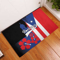 Boricua Rubber Doormat Puerto Rico El Morro Flag Style - Wonder Print Shop