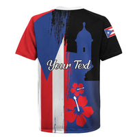 Personalized Boricua Rugby Jersey Puerto Rico El Morro Flag Style - Wonder Print Shop