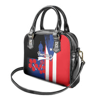Boricua Shoulder Handbag Puerto Rico El Morro Flag Style