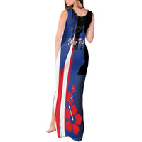 Personalized Boricua Tank Maxi Dress Puerto Rico El Morro Flag Style - Wonder Print Shop