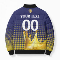 Custom Jaffna Cricket Kings Bomber Puffer Jacket The Kings Of The North - Wonder Print Shop