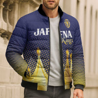 Custom Jaffna Cricket Kings Bomber Puffer Jacket The Kings Of The North - Wonder Print Shop