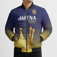 Custom Jaffna Cricket Kings Bomber Puffer Jacket The Kings Of The North - Wonder Print Shop