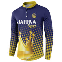 Custom Jaffna Cricket Kings Button Sweatshirt The Kings Of The North - Wonder Print Shop