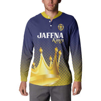 Custom Jaffna Cricket Kings Button Sweatshirt The Kings Of The North - Wonder Print Shop