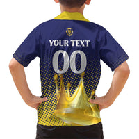 Custom Jaffna Cricket Kings Kid Hawaiian Shirt The Kings Of The North - Wonder Print Shop