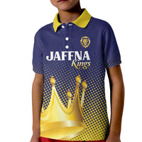 Custom Jaffna Cricket Kings Kid Polo Shirt The Kings Of The North - Wonder Print Shop