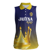Custom Jaffna Cricket Kings Women Sleeveless Polo Shirt The Kings Of The North - Wonder Print Shop