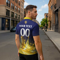 Custom Jaffna Cricket Kings Zipper Polo Shirt The Kings Of The North - Wonder Print Shop