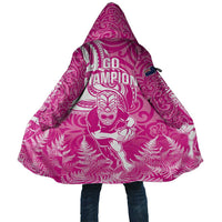New Zealand Silver Fern Rugby All Pink Cloak Maori Tiki Player With Ta Moko Tribal - Wonder Print Shop
