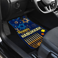 Hanukkah Festival Car Mats Eight Nights Menorah Dreidel - Wonder Print Shop