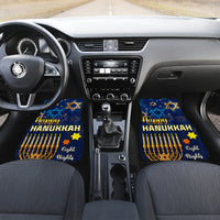 Hanukkah Festival Car Mats Eight Nights Menorah Dreidel - Wonder Print Shop