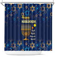 personalised-hanukkah-festival-shower-curtain-eight-nights-menorah-dreidel