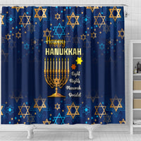 personalised-hanukkah-festival-shower-curtain-eight-nights-menorah-dreidel