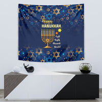 Hanukkah Festival Tapestry Eight Nights Menorah Dreidel - Wonder Print Shop