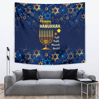 Hanukkah Festival Tapestry Eight Nights Menorah Dreidel - Wonder Print Shop