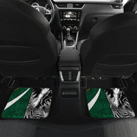Custom New Zealand and South Africa Rugby Car Mats Silver Fern Protea Pattern World Cup 2023 - Wonder Print Shop