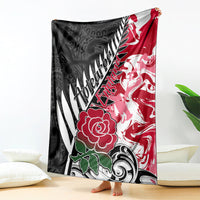 custom-new-zealand-and-england-rugby-blanket-silver-fern-with-red-rose-world-cup-2023