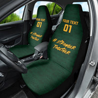 Custom South Africa Rugby Car Seat Cover Stronger Together Stronger Forever Bokke World Cup 2023 - Wonder Print Shop