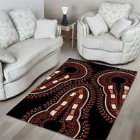 African Dashiki Pattern Vintage Area Rug - Wonder Print Shop
