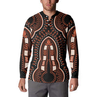 African Dashiki Pattern Vintage Button Sweatshirt - Wonder Print Shop
