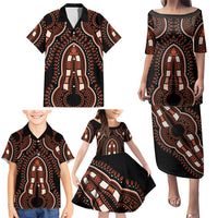 African Dashiki Pattern Vintage Family Matching Puletasi and Hawaiian Shirt - Wonder Print Shop