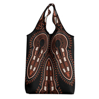 African Dashiki Pattern Vintage Grocery Bag